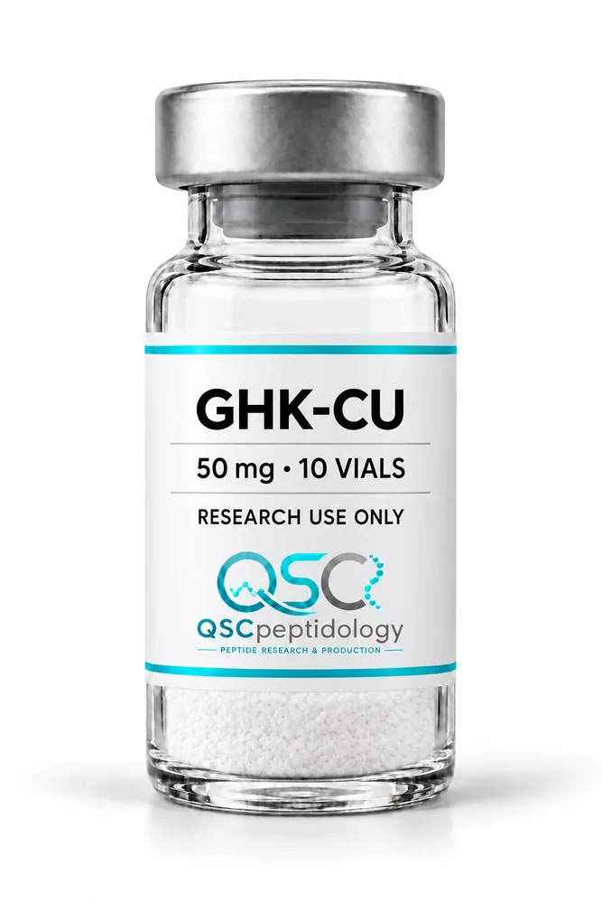 GHK-Cu 50mg (10 buteliukų pakuotė) QSC Peptidology