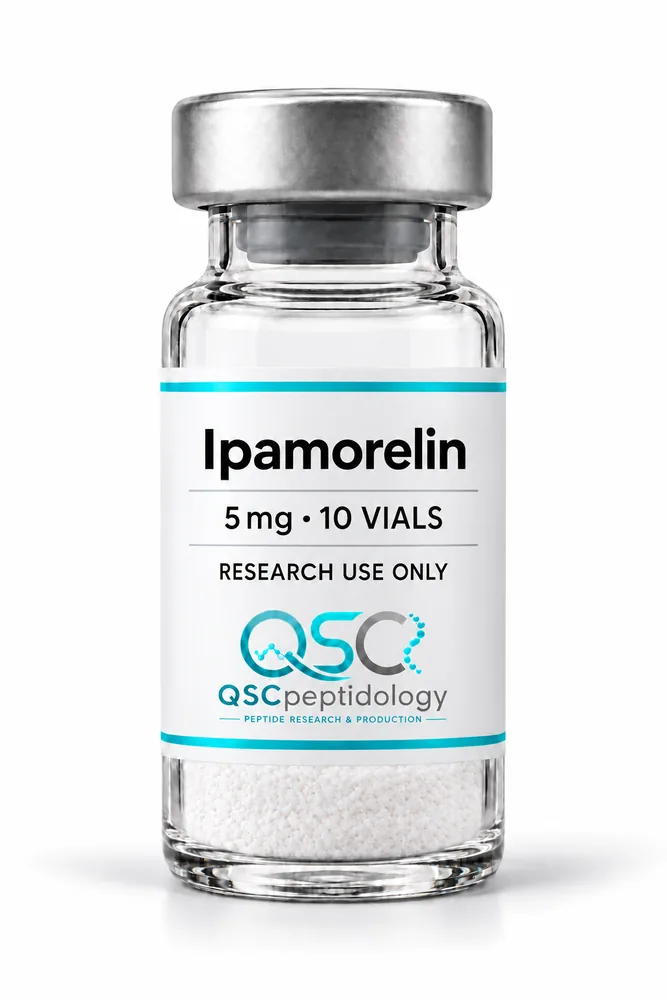 Ipamorelin 5mg (10 buteliukų pakuotė) QSC Peptidology