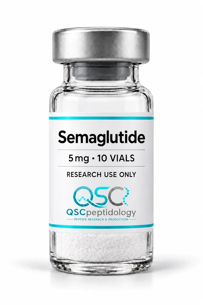 Semaglutide 5mg (10 buteliukų pakuotė) QSC Peptidology